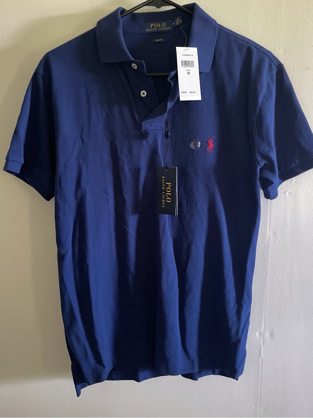Ralph Lauren Polo Shirt in Navy with Red Pony